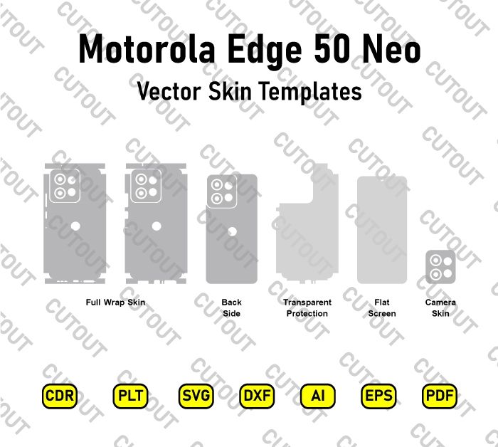 Motorola Edge 50 Neo Vector Skin Cut Files