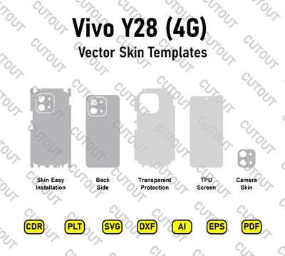 Vivo Y28 4G Vector Skin Cut Files