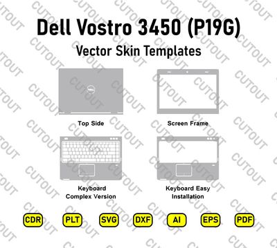 Dell Vostro 3450 (P19G) Vector Skin Cut Files