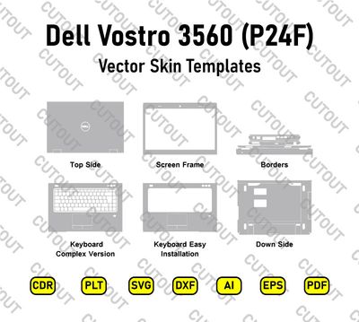 Dell Vostro 3560 (P24F) Vector Skin Cut Files