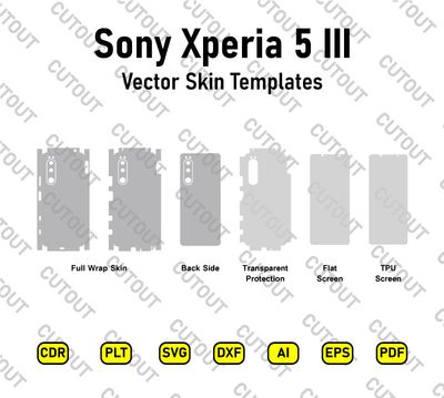 Sony Xperia 5 III Vector Skin Cut Files