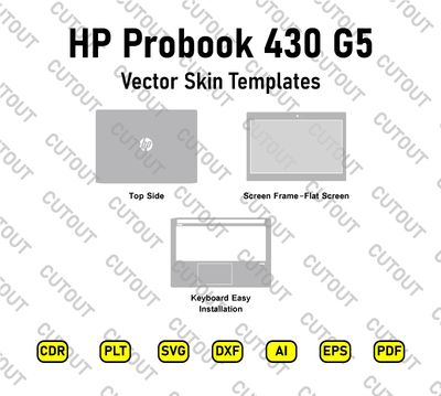 ​Archivos de corte vectorial para HP ProBook 430 G5