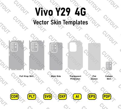 Vivo Y29 4G Vector Skin Cut Files
