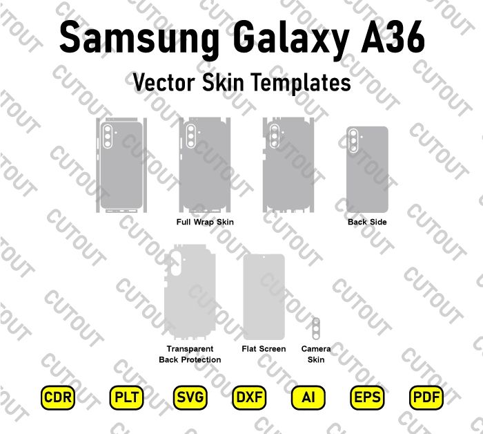 ​Archivos de corte vectorial para Samsung Galaxy A36