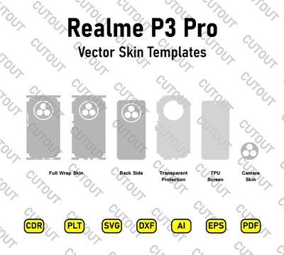 Realme P3 Pro Vector Skin Cut Files