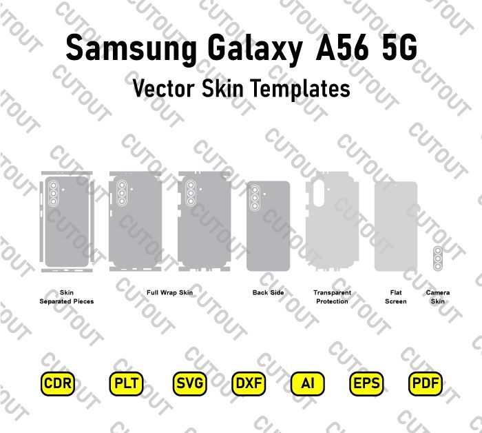 Samsung Galaxy A56 5G Vector Skin Cut Files