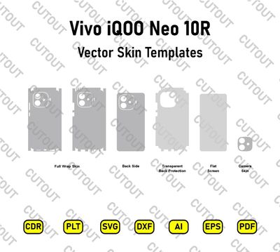 Vivo IQOO Noe 10R Vector Skin Cut Files