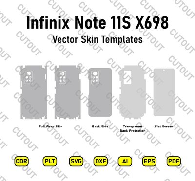 Infinix Note 11S X698  Vector Skin Templates