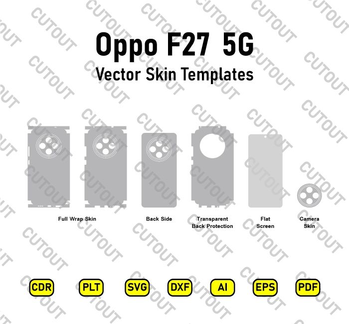 Oppo F27 5G Vector Skin Cut Files