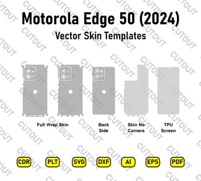 Motorola Edge 50 2024 Vector Skin Cut Files