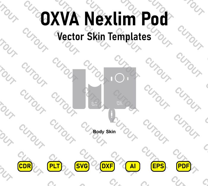 OXVA NexLIM Pod Vector Skin Cut Files