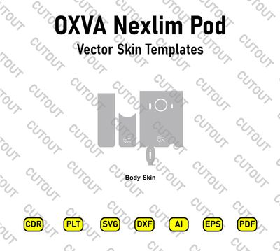 OXVA NexLIM Pod Vector Skin Cut Files