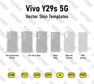 Vivo Y29s 5G Vector Skin Cut Files