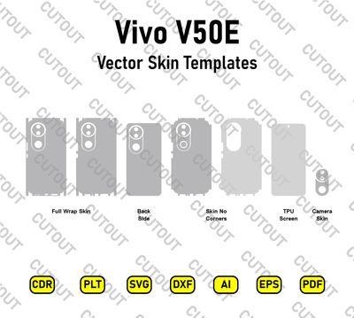 Vivo V50E Vector Skin Cut Files