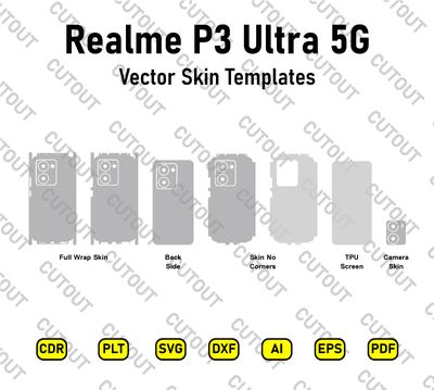 Realme P3 Ultra 5G Vector Skin Cut Files
