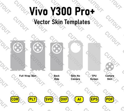 ​Vivo Y300 Pro+ Vektor-Skin-Schnittdateien