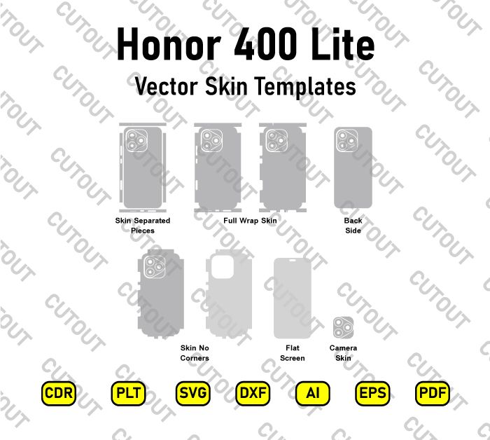 Honor 400 Lite Vector Skin Cut Files