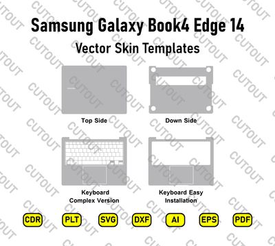 Samsung Galaxy Book4 Edge 14 Vector Skin Cut Files