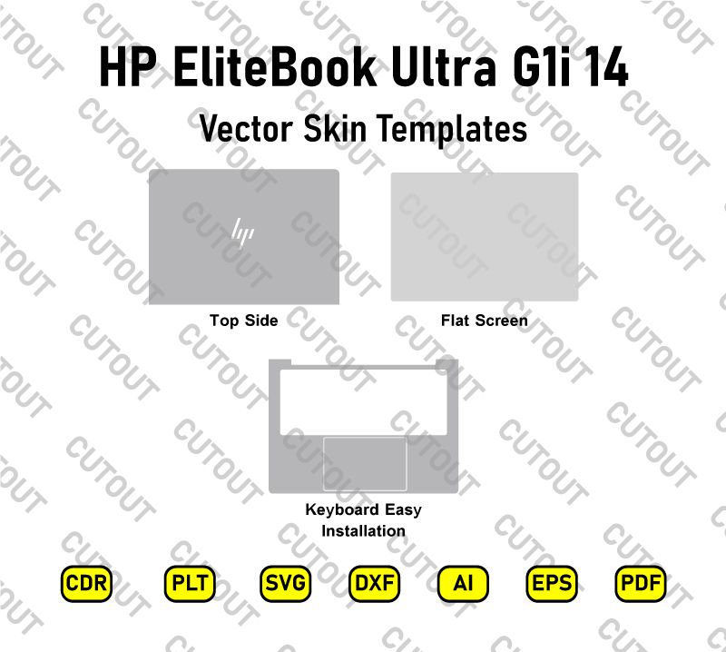 HP EliteBook Ultra G1i 14 Vector Skin Cut Files