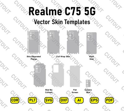 Realme C75 5G Vector Skin Cut Files