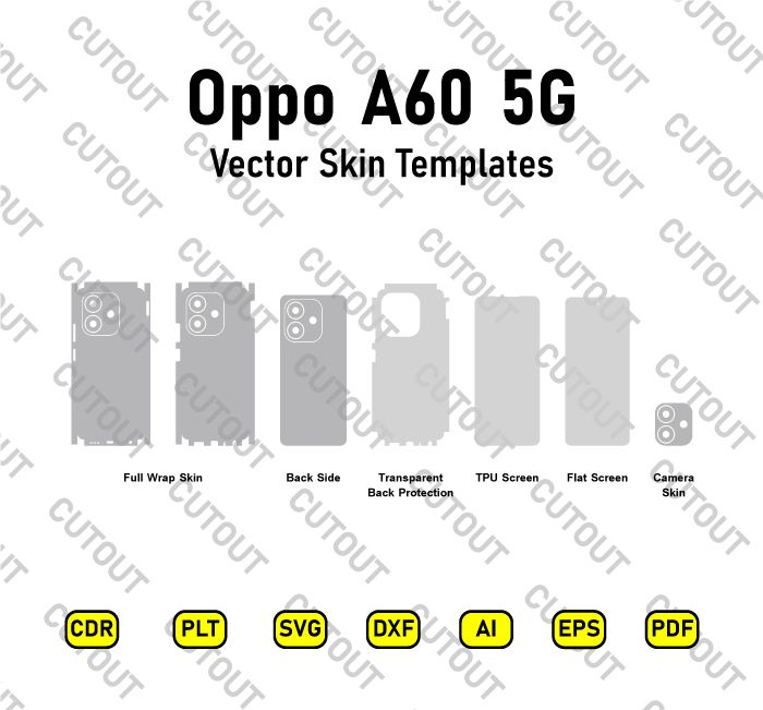 Oppo A60 5G Vector Skin Cut Files