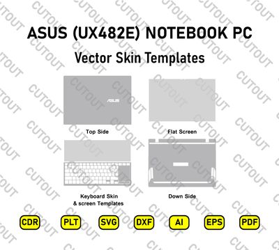 ASUS ZenBook Duo UX482 Vector Skin Cut Files