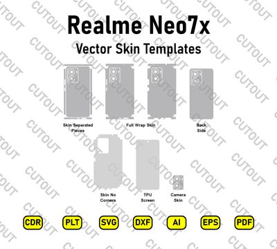 Realme Neo7x Vector Skin Cut Files