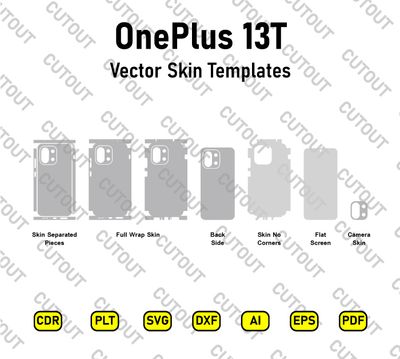 ​OnePlus 13T Vektor-Skin-Schnittdateien