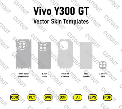 ​Vivo Y300 GT Vektor-Skin-Schnittdateien
