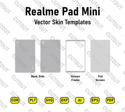 Realme Pad Mini Vector Skin Cut Files