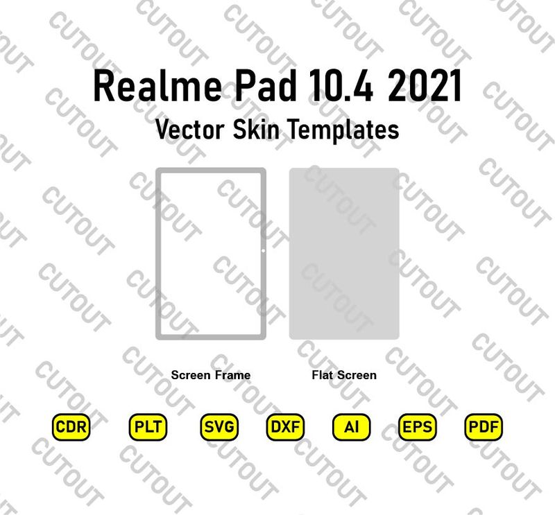 ​Relame Pad 10.4 2021 Vektor-Skin-Schnittdateien