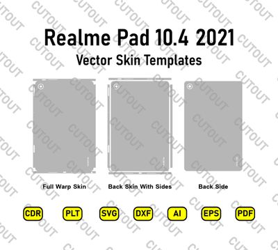 Relame Pad 10.4 2021 Vector Skin Cut Files
