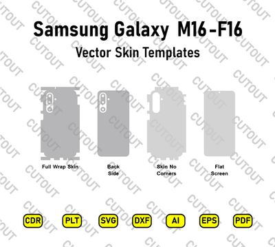 Samsung Galaxy M16-F16 Vector Skin Cut Files