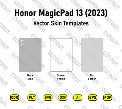 Honor MagicPad 13 2023 Vector Skin Cut Files