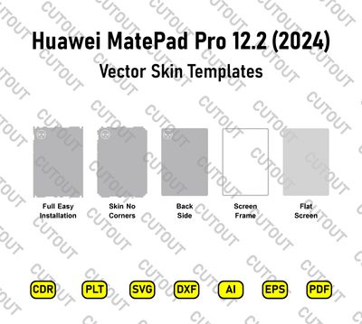 Huawei MatePad Pro 12.2 2024 Vector Skin Cut Files