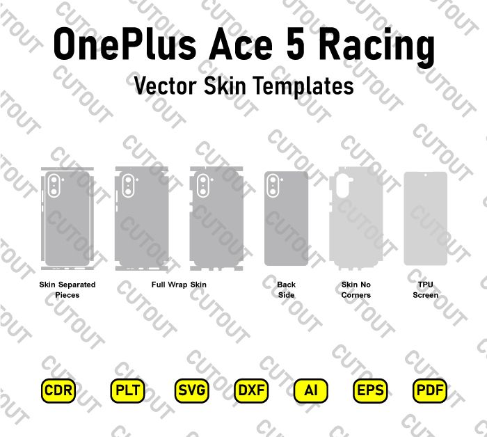 OnePlus Ace 5 Racing Vector Skin Cut Files