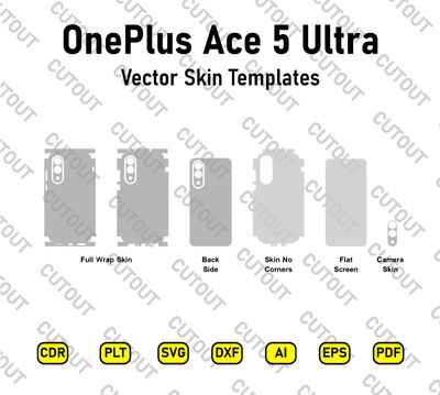OnePlus Ace 5 Ultra Vector Skin Cut Files