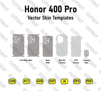 Honor 400 Pro Vector Skin Cut Files