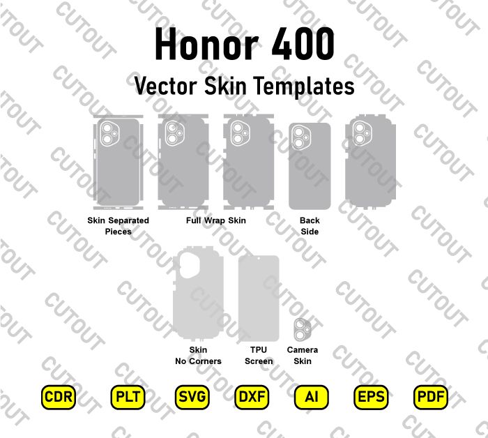 Honor 400 Vector Skin Cut Files