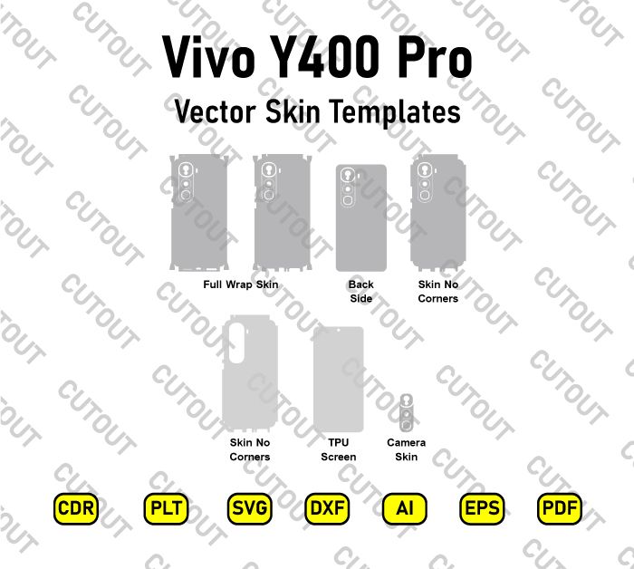 Vivo Y400 Pro Vector Skin Cut Files