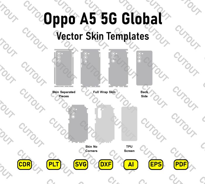 Oppo A5 5G Global Vector Skin Cut Files