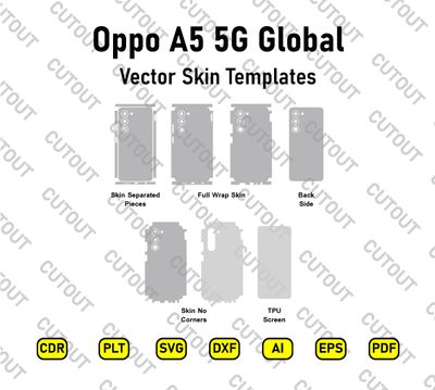 Oppo A5 5G Global Vector Skin Cut Files