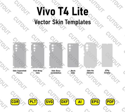 Vivo T4 Lite Vector Skin Cut Files