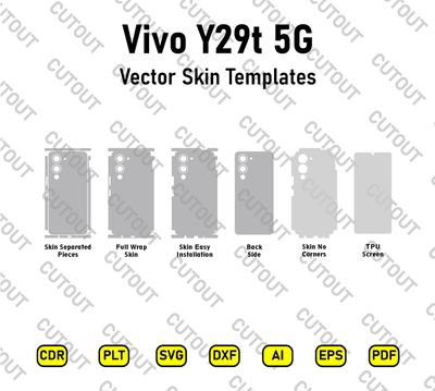 Vivo Y29t 5G Vector Skin Cut Files