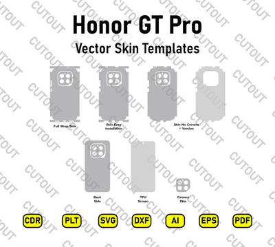 Honor GT Pro Vector Skin Cut Files