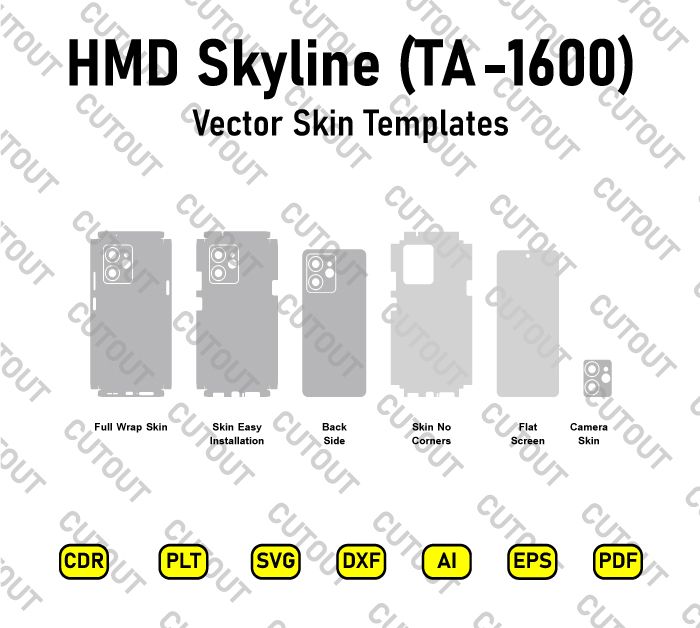 HMD Skyline (TA-1600) Vector Skin Cut Files
