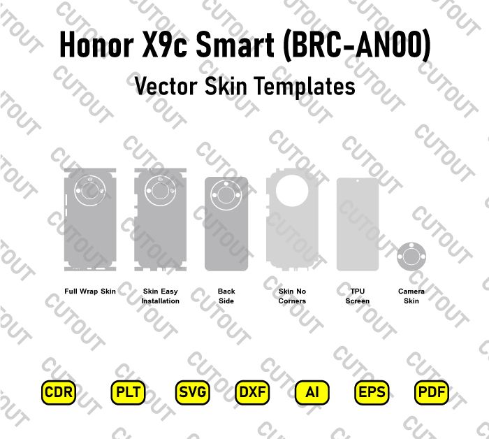 Honor X9c Smart (BRC-AN00) Vector Skin Cut Files