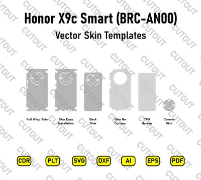 Honor X9c Smart (BRC-AN00) Vector Skin Cut Files