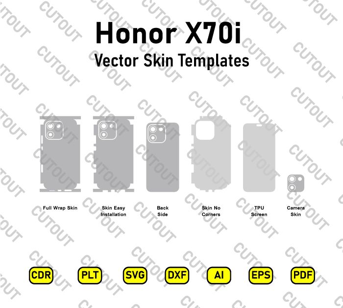 Honor X70i (ABR-AN00) Vector Skin Cut Files