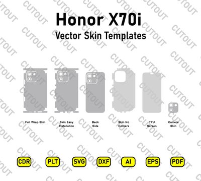 Honor X70i (ABR-AN00) Vector Skin Cut Files